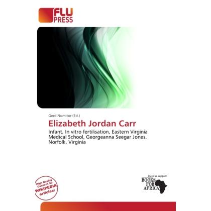 Elizabeth Jordan Carr, Fachbücher