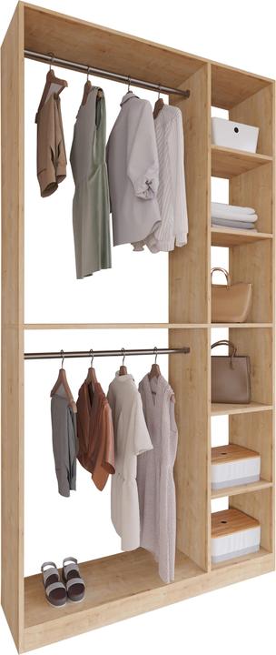 Produktbild VCM Holz begehbarer Kleiderschrank PalosaXL (110 x 35 x 211 cm)