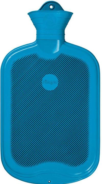 Sänger Wärmflasche Doppellamelle 2,0 l blau (2 l)