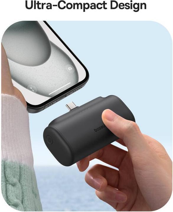 Produktbild Baseus Compact Series Fast Charging USB-C Powerbank 20W (5000 mAh, 20 W, 18.50 Wh)