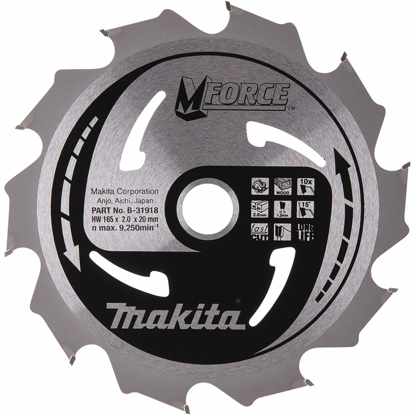 Thumbnail - Makita, Sägeblatt, M-FORCE Sägeb. 165x20x10Z