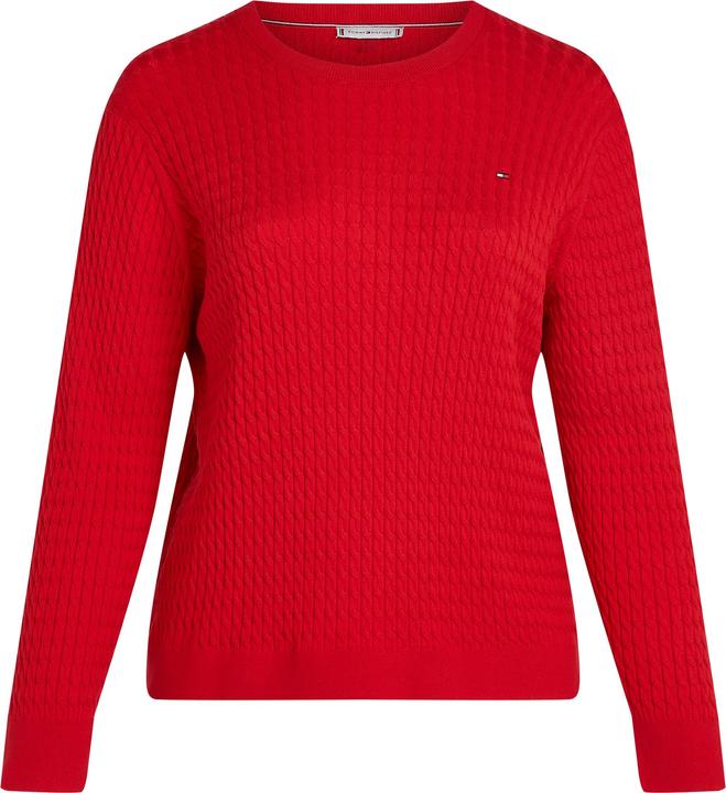 Image du produit Tommy Hilfiger Pull col roulé à manches longues en maille câblée (48)