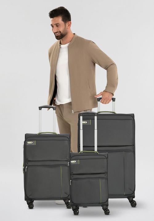 Produktbild D&N Travel Line 6704 4-Rollen Kofferset 3tlg. (208 l)