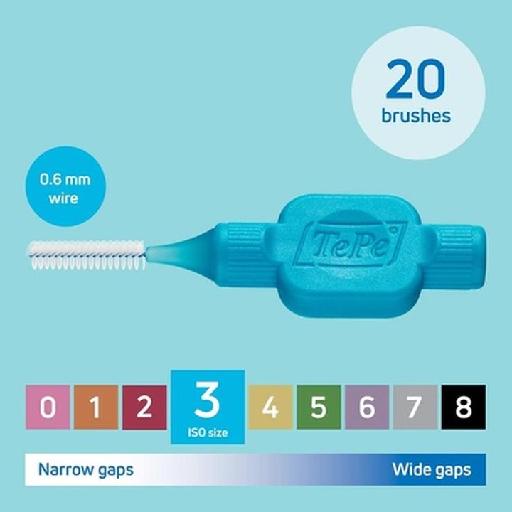 Image du produit TePe Brosses interdentaires Original ISO 3 (20 x, 0.60 mm)