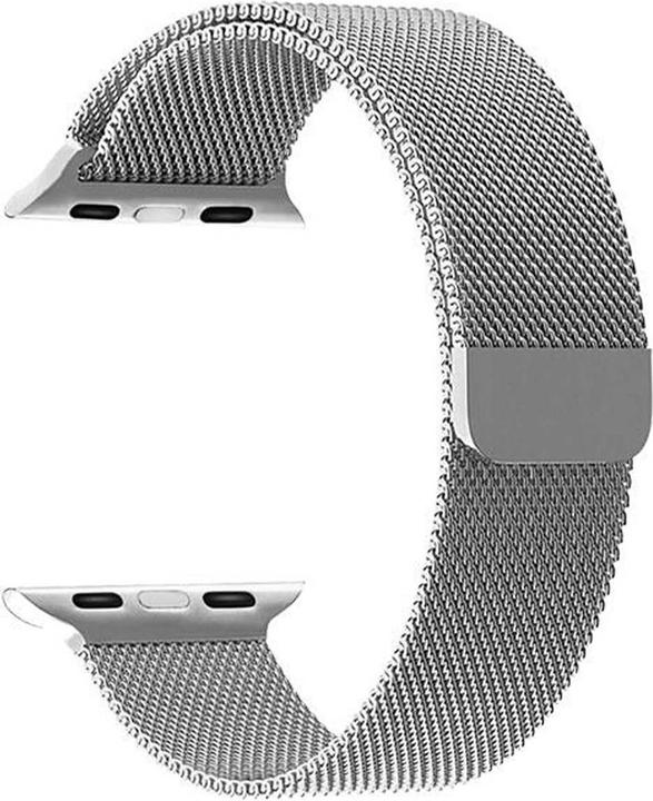 Image du produit Devia Bracelet élégant milanais pour Apple Watch 49mm/ 45mm/ 44mm/ 42mm argenté (Acier inoxydable)