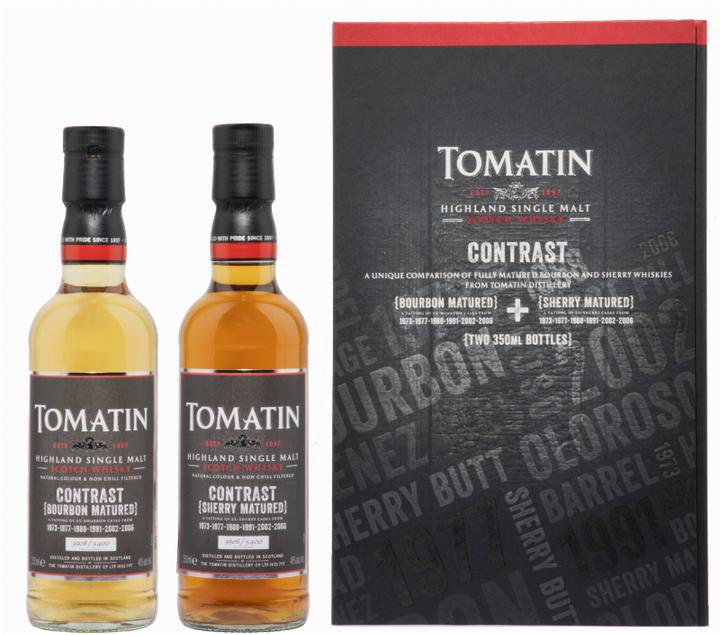 Actual product image Tomatin Contrast Limited Edition (Single Malt, Scotch whisky, 2 x 35 cl)