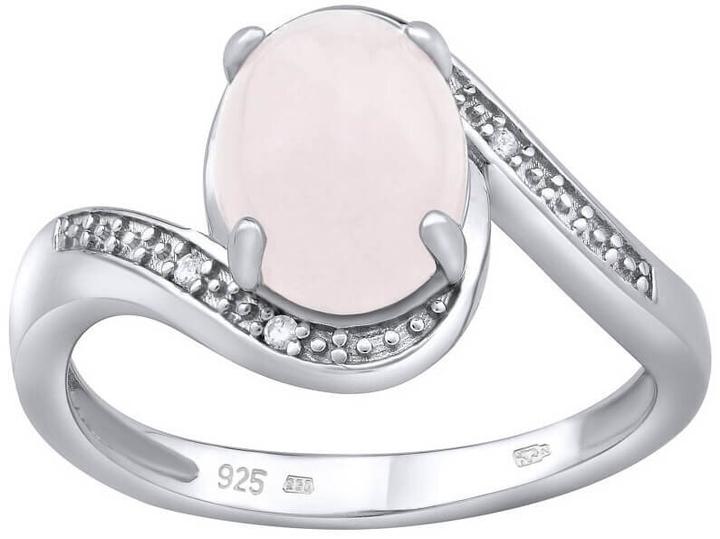 Immagine prodotto Silvego Anello in argento con rosetta naturale JST14809RO - Circuito: 49 mm (49, 925 Argento)