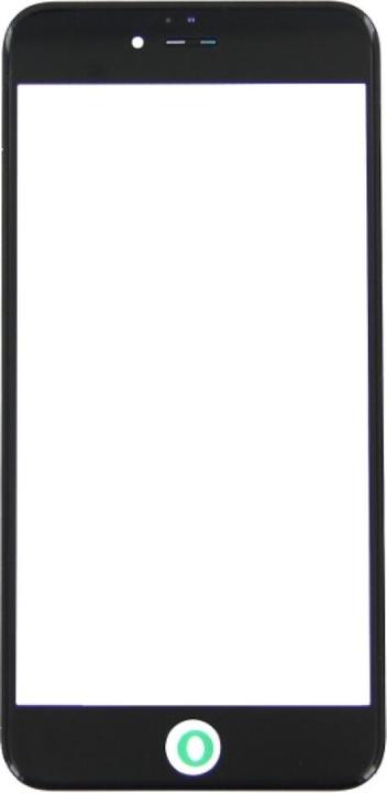 Produktbild OEM Touch Glas mit Rahmen und OCA für iPhone 6 Plus schwarz (Apple iPhone 6 Plus)