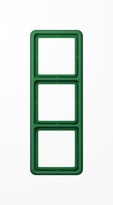 Actual product image JUNG Mounting frame 3f gn glz CD / CD 500 Kst CD583WUGN