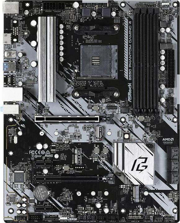 Produktbild AsRock B550 Phantom Gaming 4 (AM4, AMD B550, ATX)