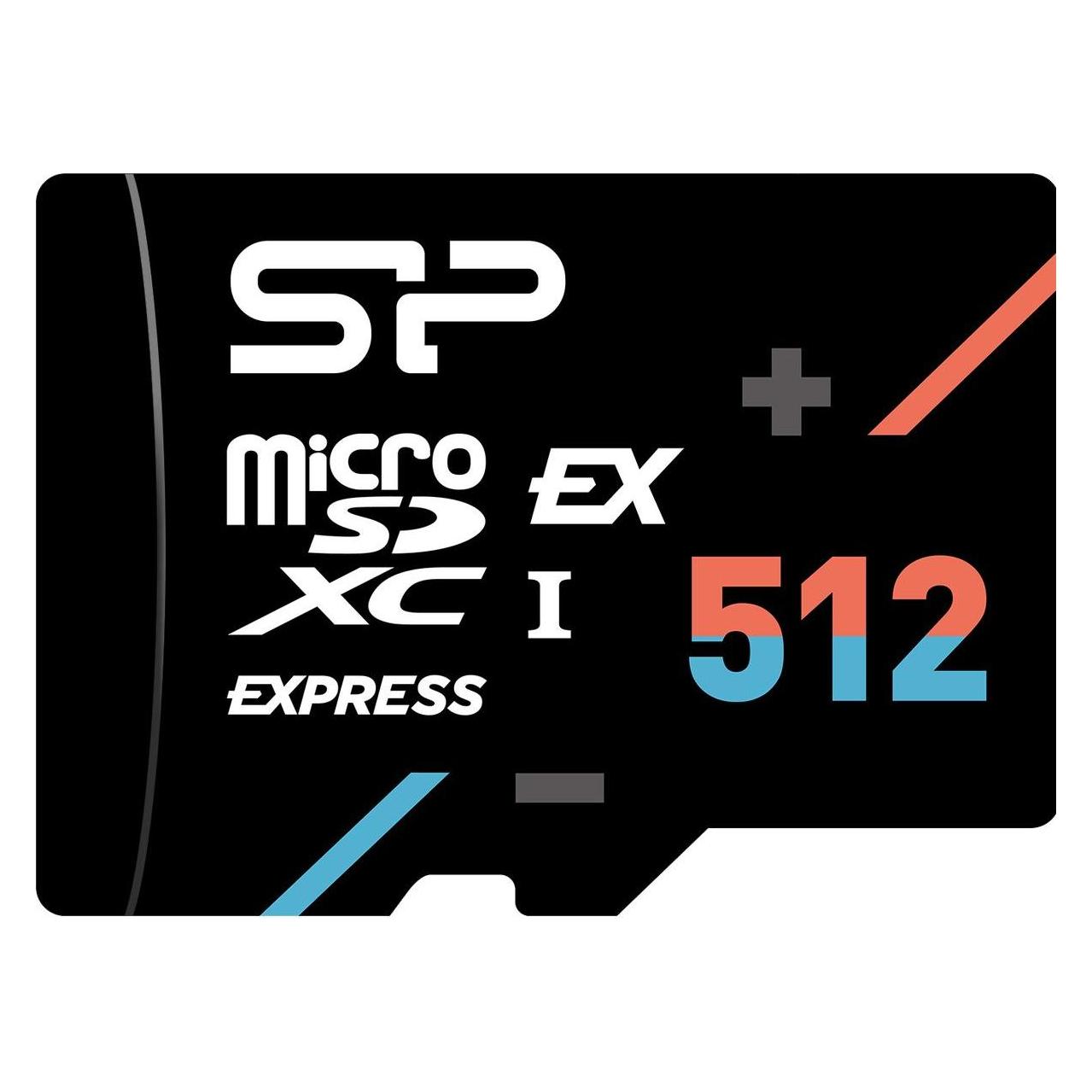 Silicon Power Hypera Speicherkarte 512 Gb MicroSDXC 3D Tlc Nand Klasse 10 (SP512GBSTEI31V10) (512 Gb, MicroSDXC, U3, Uhs-I), Speicherkarte, Schwarz
