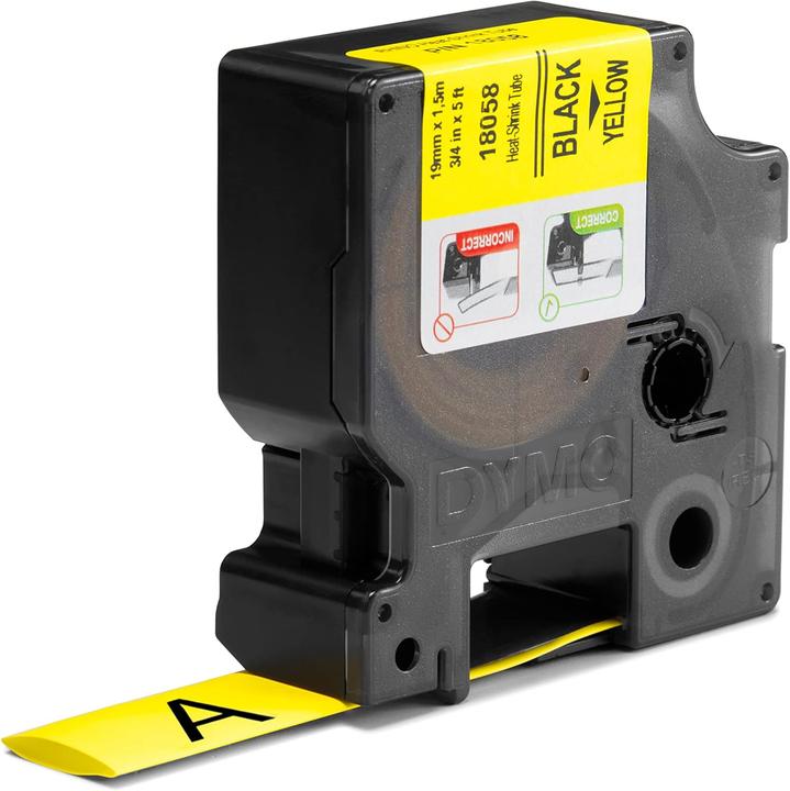 Immagine prodotto Dymo Schrumpfschlauch-Kabeletiketten (19 mm x 1,5 m) (1.90 cm, Giallo)