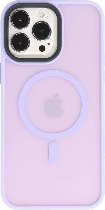 Image du produit PhoneLook Coque Jelly cover glass semi-transparente MagSafe Light purple (Apple iPhone 13 Pro)