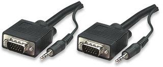 Productafbeelding Manhattan SVGA Audiokabel (4.50 m)