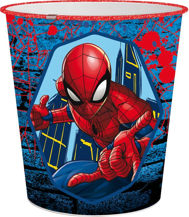 Image du produit Tinisu Spiderman Tisch-MÃ¼lleimer Marvel Papierkorb - 10 Liter (10 l)