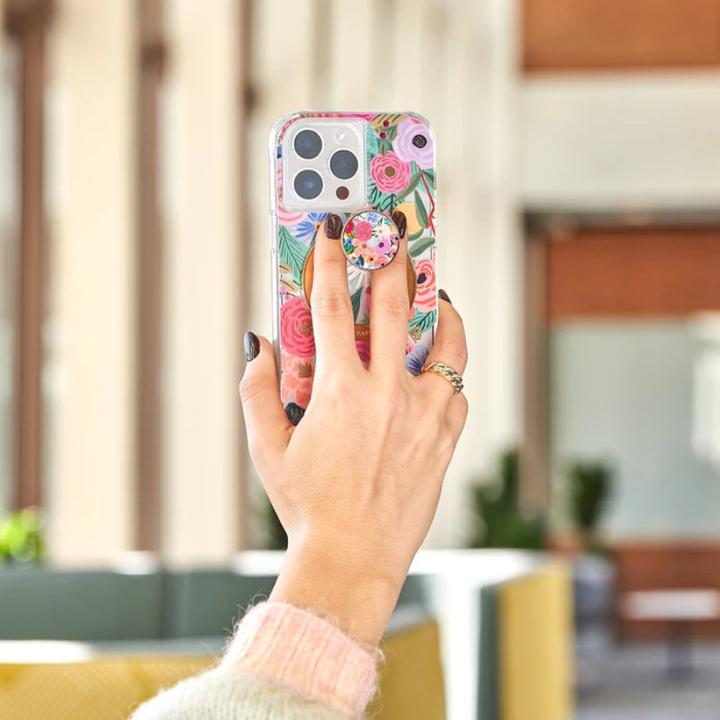Produktbild Rifle Paper Magnetischer Mini-Griff – MagSafe-Fingerhalter mit Standfunktion (Garden Party Blush)
