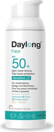 Immagine prodotto Daylong Fluido viso sensibile SPF 50+ (Crema solare viso, SPF 50+, 50 ml, 97 g)