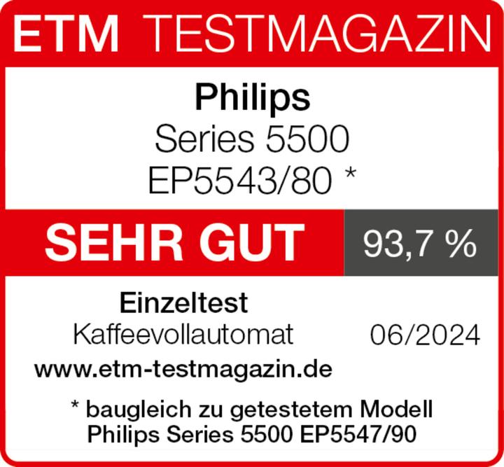 Productafbeelding Philips 5500 Latte Go (EU-stekker)