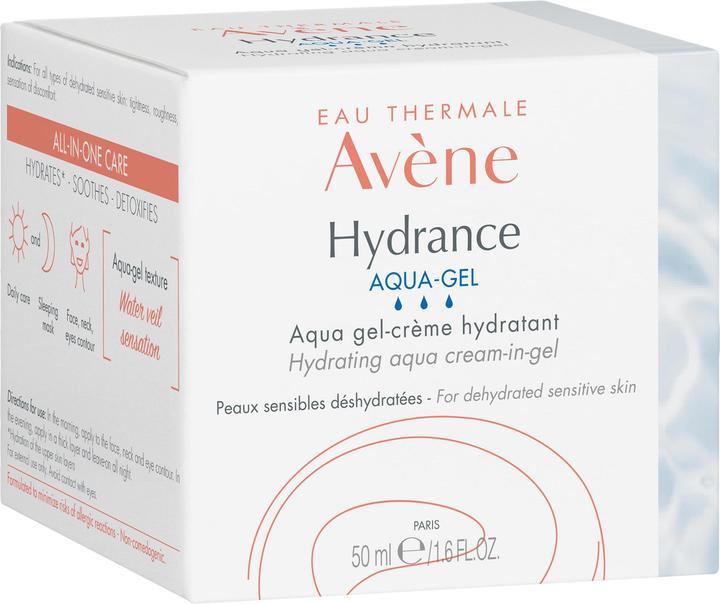 Actual product image Avène Hydrance Moisturising Aqua Gel Cream (50 ml, Face gel)