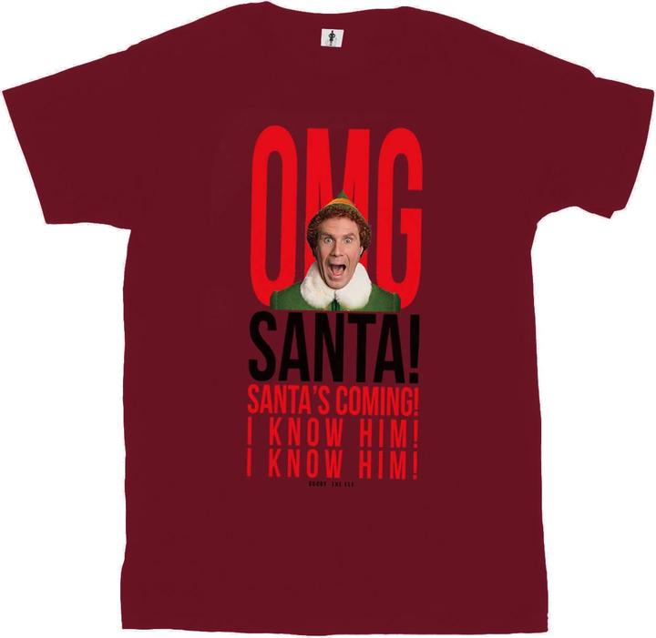 Produktbild Elf OMG Santa I Know Him TShirt (XL)