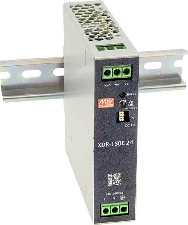 Mean Well MW XDR-150E-24 Hutschienen-Netzteil (DIN-Rail) 24 V 6.5 A 156 W Inh