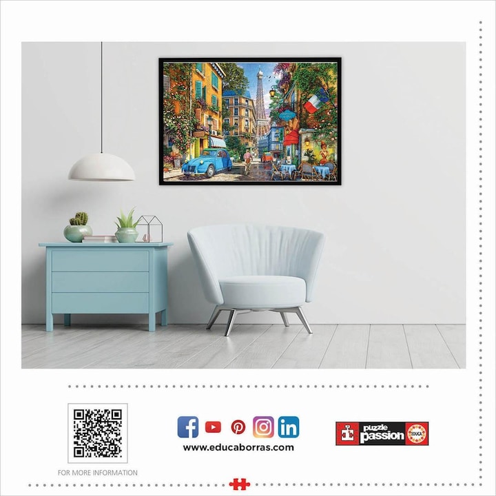 Produktbild Educa Paris Altstadt 4000 Teile Puzzle (4000 Teile)