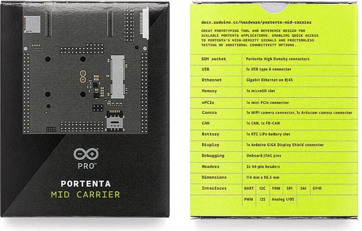 Actual product image Arduino ASX00055 - Portenta Mid Carrier