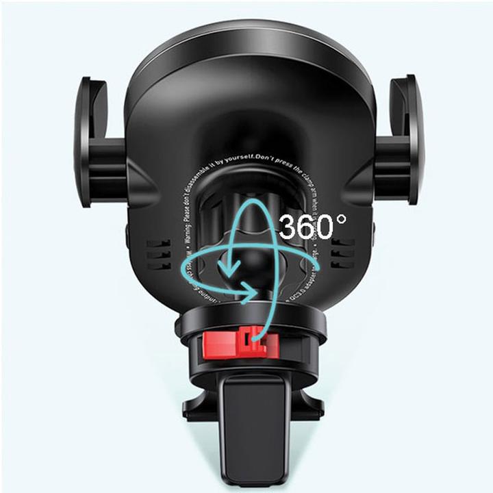 Produktbild Usams Uchwyt indukcyjny US-CD132 15W Automatic do kratki went. czarny/black CD132ZJ01