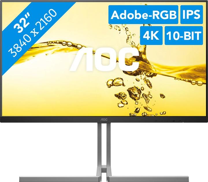 Actual product image AOC U32U3CV (3840 x 2160 Pixels, 31.50")