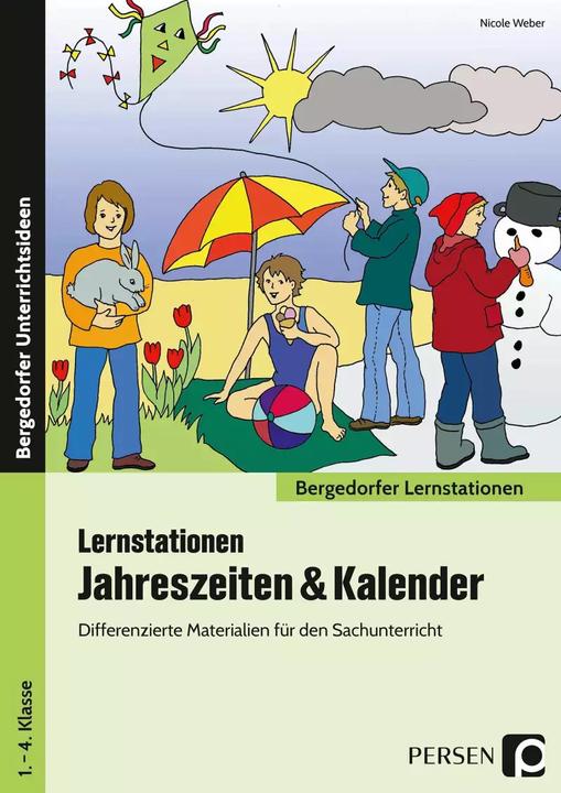 Produktbild Lernstationen Jahreszeiten & Kalender (Deutsch, Nicole Weber, 2022)