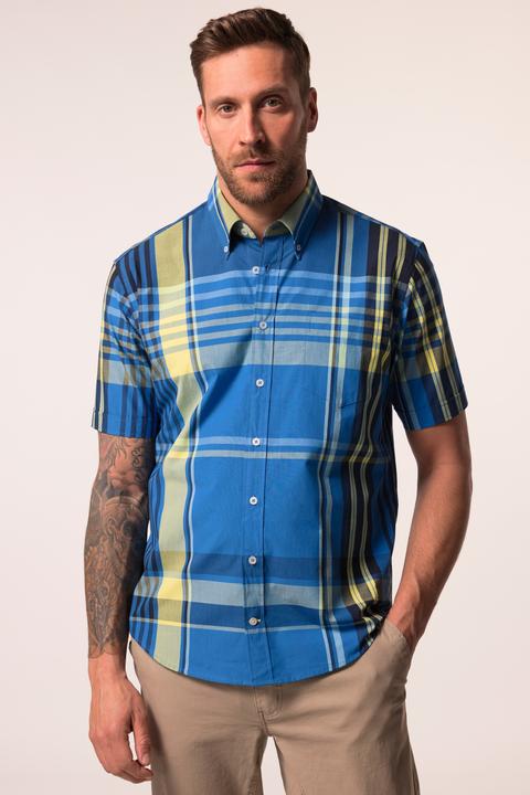 Image du produit JP1880 Karohemd, Halbarm, Buttondown-Kragen, Modern Fit (XL)