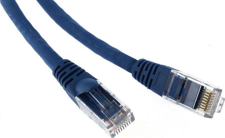 Actual product image RS PRO Patch cord Cat.6 UTP LSZH 5m blue (U/UTP, CAT6, 5 m)