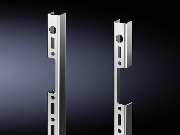 Produktbild Rittal AX 2311.076 Türlochleiste gelocht Stahlblech 698 mm 2 St.
