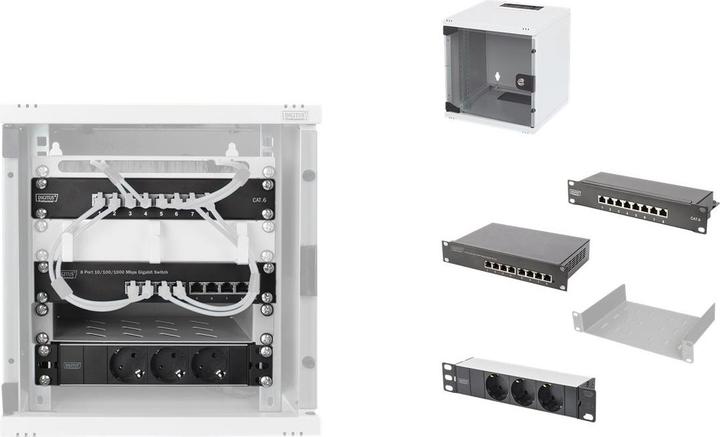 Actual product image Digitus 254 mm (10") Network Set (6 RU, 10 inch rack)