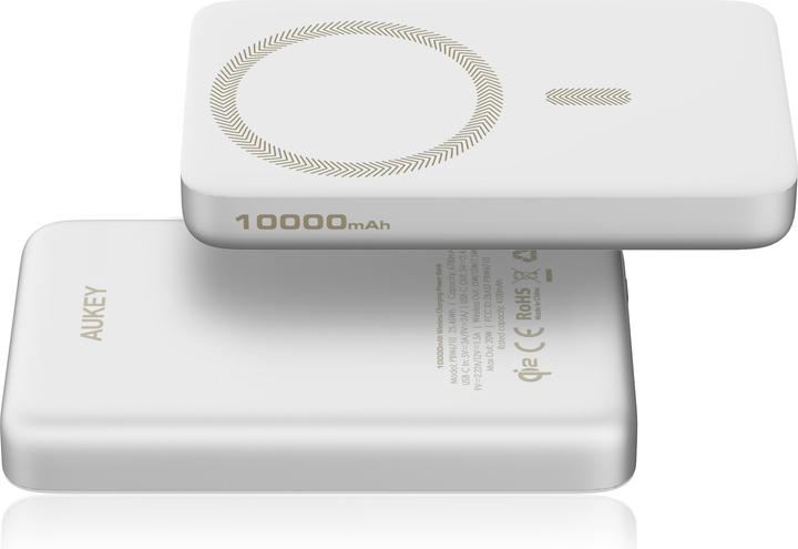 Actual product image Aukey Mag Fusion Slim (10000 mAh, 20 W, 36 Wh)