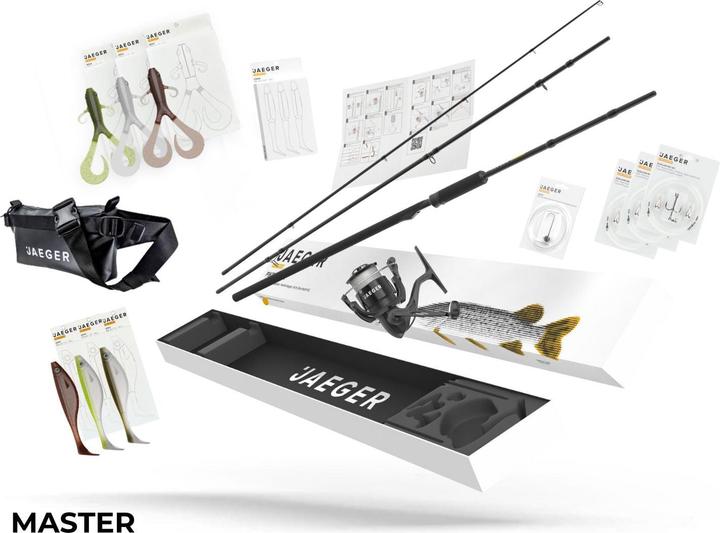 Jaeger Pike Go Kit - Pike Starter Combo (Allround rod)