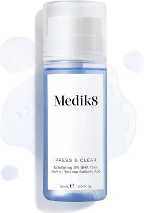 Actual product image Medik8 Press & Clear Exfoliating 2% BHA Clarifying Toner - Salicylic (Face toner, 150 ml)