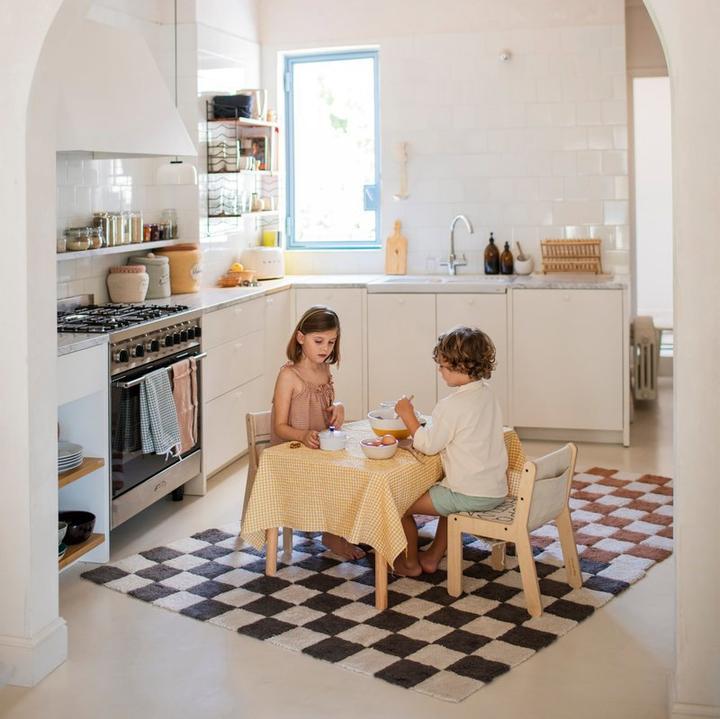 Produktbild Lorena Canals Rug Kitchen Tiles Dark grey (160 x 160 cm)