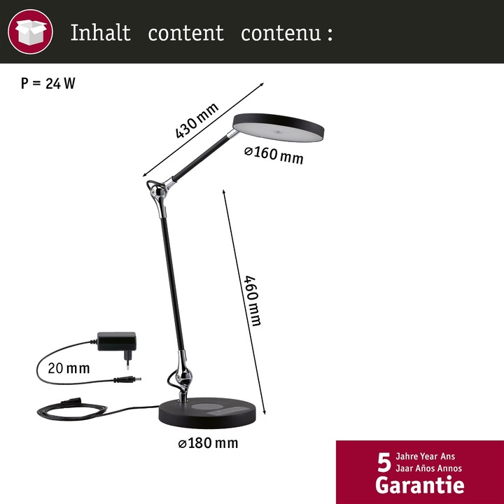 Produktbild Paulmann Numis inkl. Wireles-Charging (1150 lm)