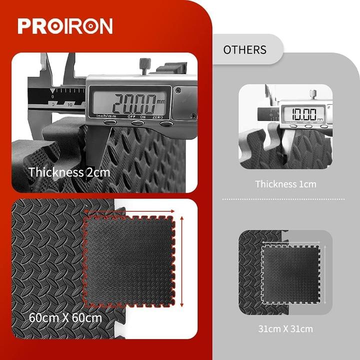 Actual product image Proiron 2cm floor protection mat (2 cm)