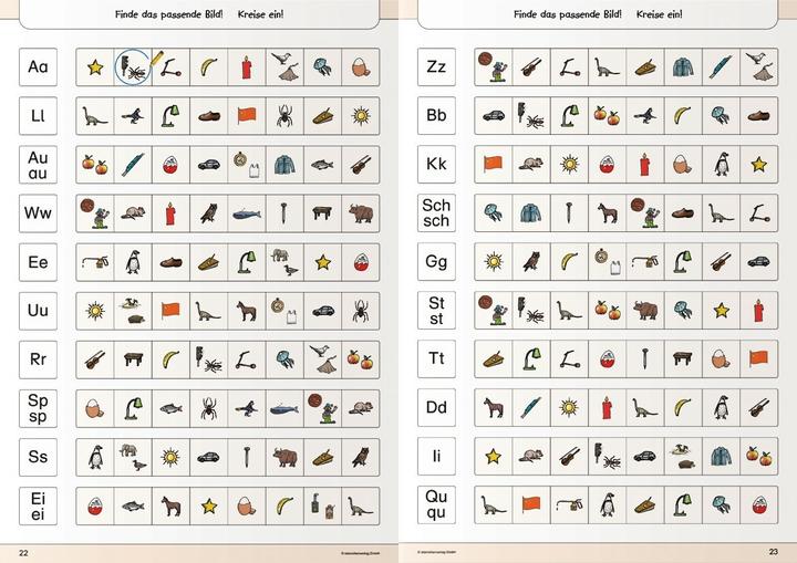 Produktbild Übungen zur Anlauttabelle Ausgabe mit Artikelkennzeichnung (Deutsch, Katrin Langhans, 2016)