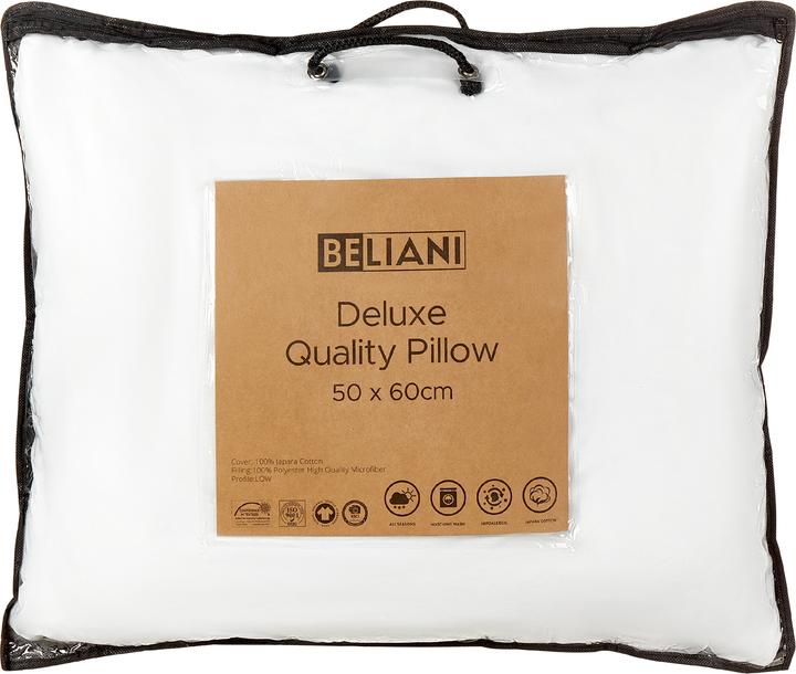 Produktbild Beliani Kopfkissen Polyester niedrig 50 x 60 cm DIRAN (50 x 60 cm)