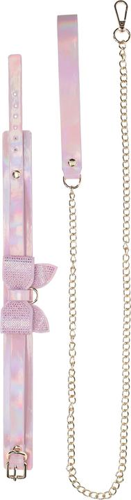 Actual product image Ouch! Paris Collection - Collar with Leash - Pink