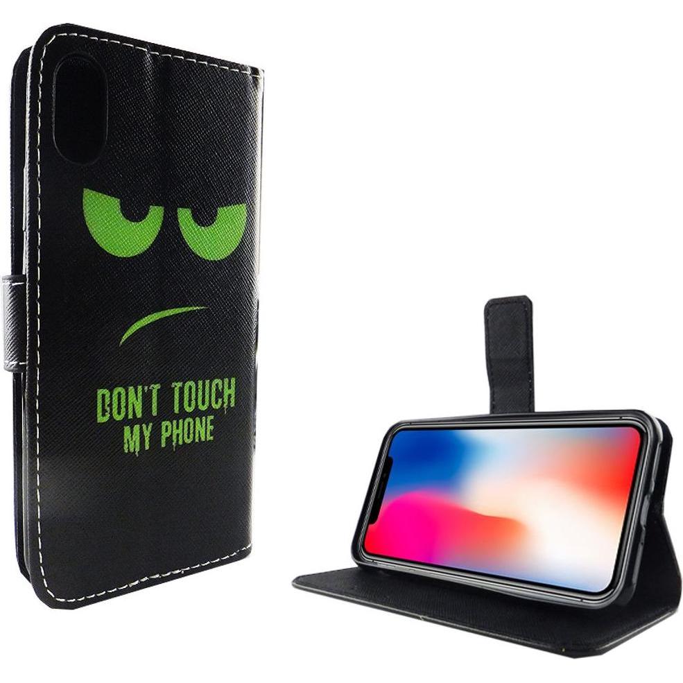 König Design Hülle Handy Schutz für Apple iPhone X Case Cover Tasche Wallet Etui Handyhülle (Apple iPhone X), Smartphone...
