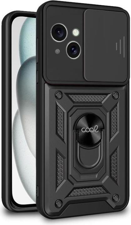 Actual product image Cool Accesorios COOL Case for iPhone 15 Hard Ring Black (Apple iPhone 15)