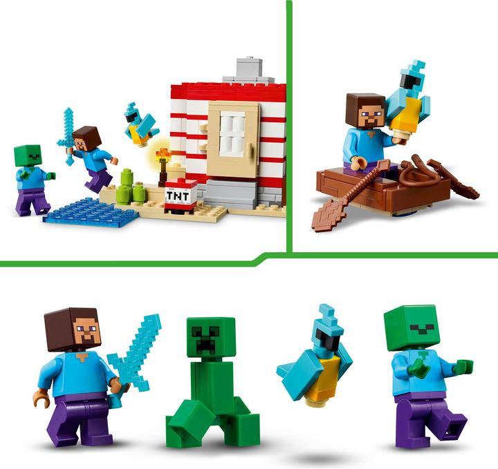 Immagine prodotto LEGO Das TNT-Dschungelhaus (21275, LEGO Minecraft)