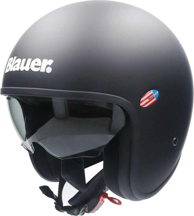 Blauer PILOT 1.1 MONOCHROME Jethelm matt schwarz XS (XS)