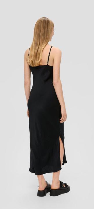 Image du produit s.Oliver Kleid Fliessendes Satinkleid mit Spaghetti-Trägern (38)