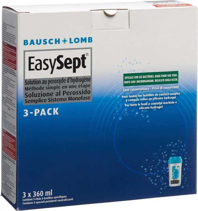 Immagine prodotto Bausch + Lomb EasySept 3Pack (Sistema perossido, 1080 ml)