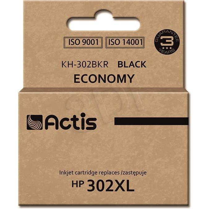 Factis, Cartucce, KH-302BKR cartuccia d'inchiostro per stampante HP 302XL F6U68AE sostituzione standard 20 - K (FC)